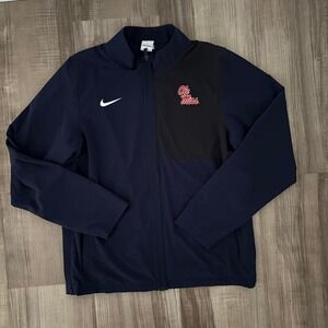 Nike Ole Miss navy blue jacket Size L